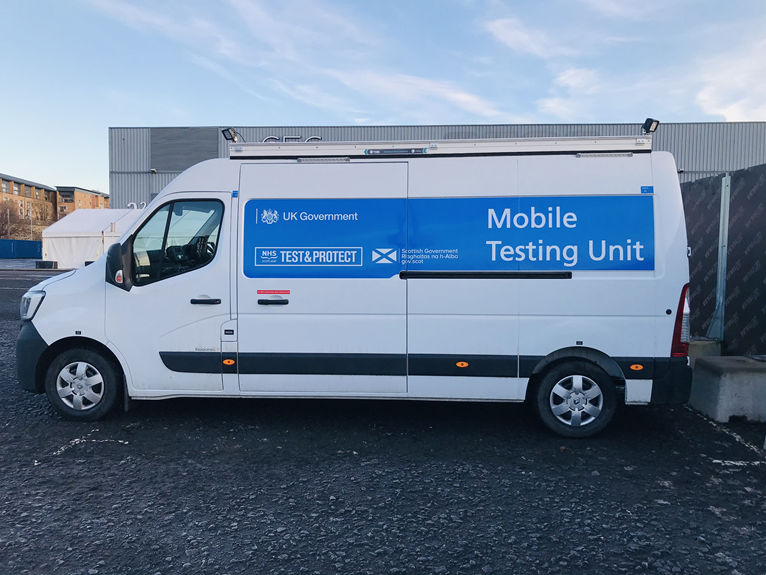 Covid Mobile testing Unit