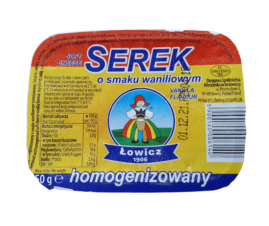Serek Vanilla Flavour Soft Cheese