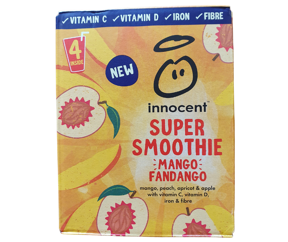 Innocent Super Smoothie Mango Fandango 4X150ml
