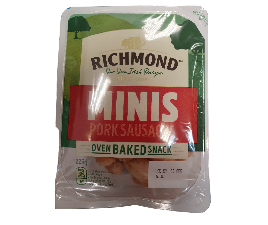 Richmond Mini Pork Sausage Snacks (use by 2 April)