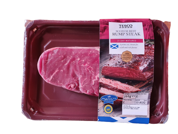 Rump Steak Tesco (255g) (2 max per order)