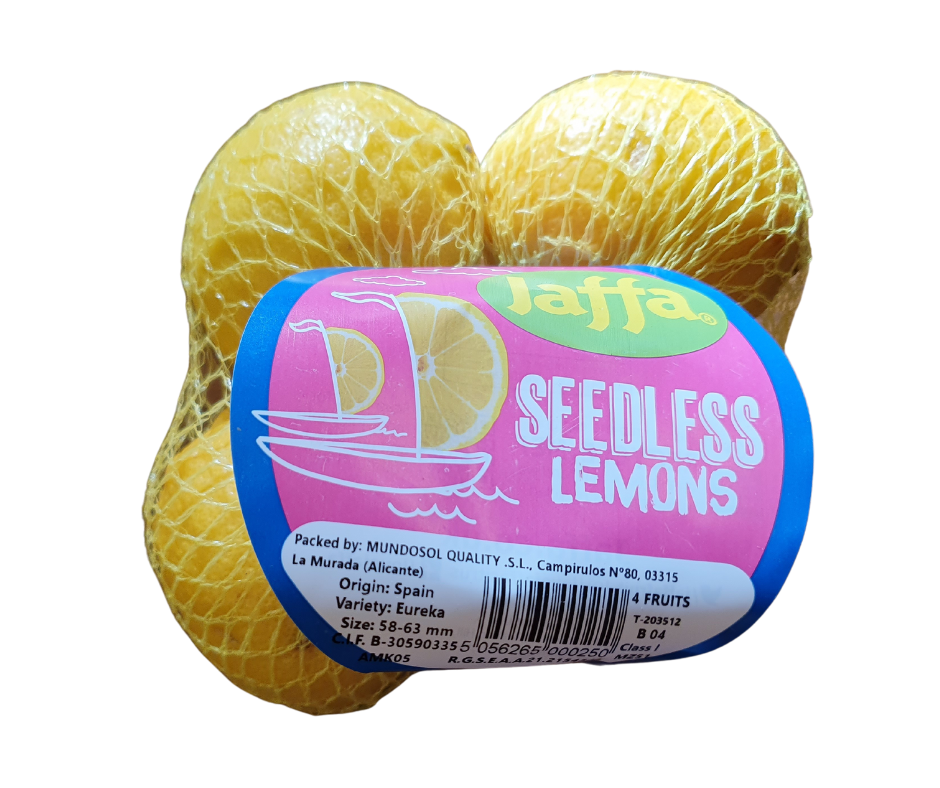 Jaffa Seedless Lemons