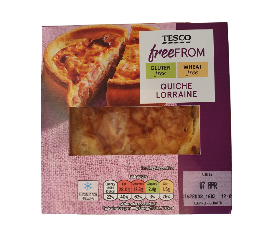Tesco Free From Quiche Lorraine