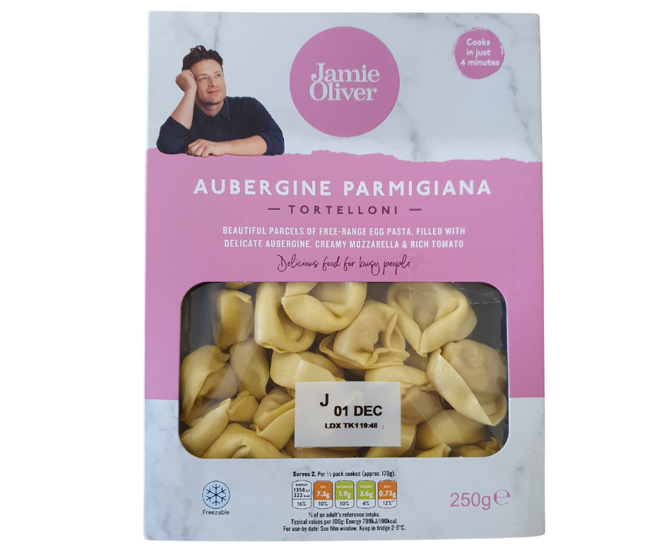 Jamie Oliver Aubergine Parmigiana Tortelloni 250G