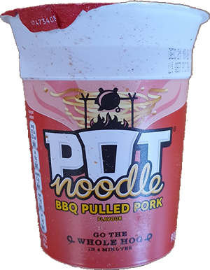 Pulled Pork Pot Noodle