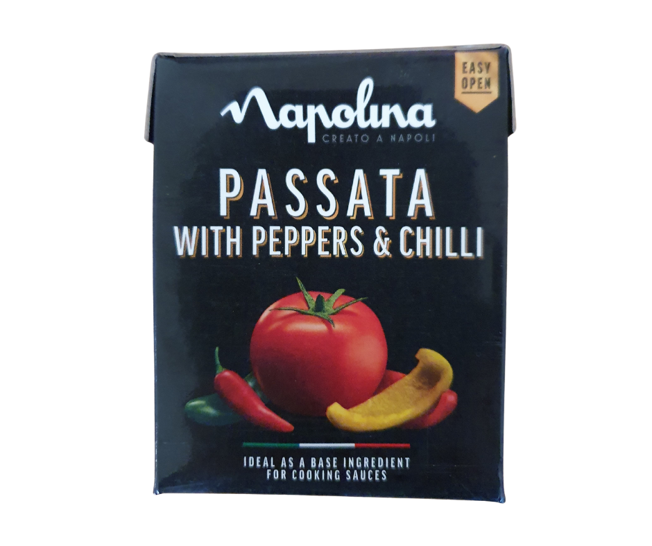 Napolina Passata with Peppers & Chilli (BB 28/2/22 Extended)