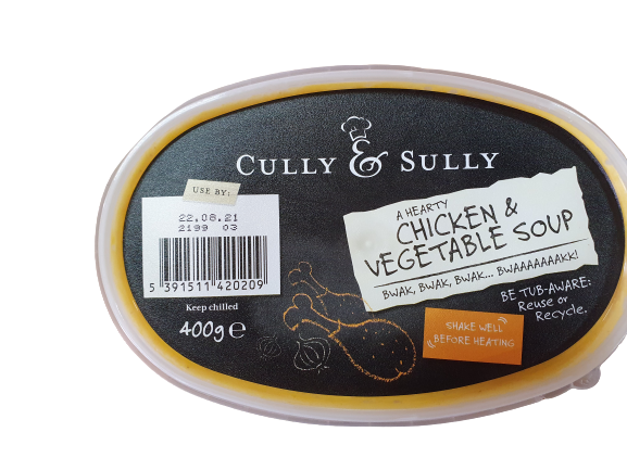 Cully & Sully Chicken & Vegetable Soup 400G