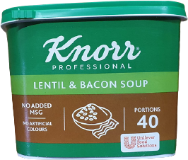 Knorr Professional Lentil & Bacon Soup 40 Port