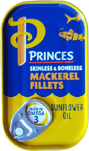 Mackerel Fillets (Princes)