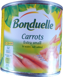 Carrots - tinned