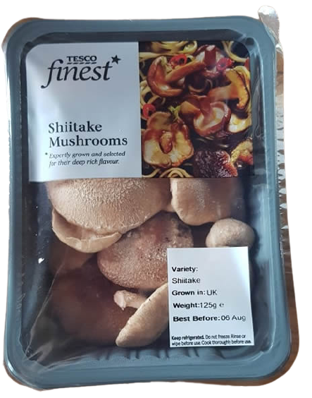 Tesco Finest Shiitake Mushroom 125G